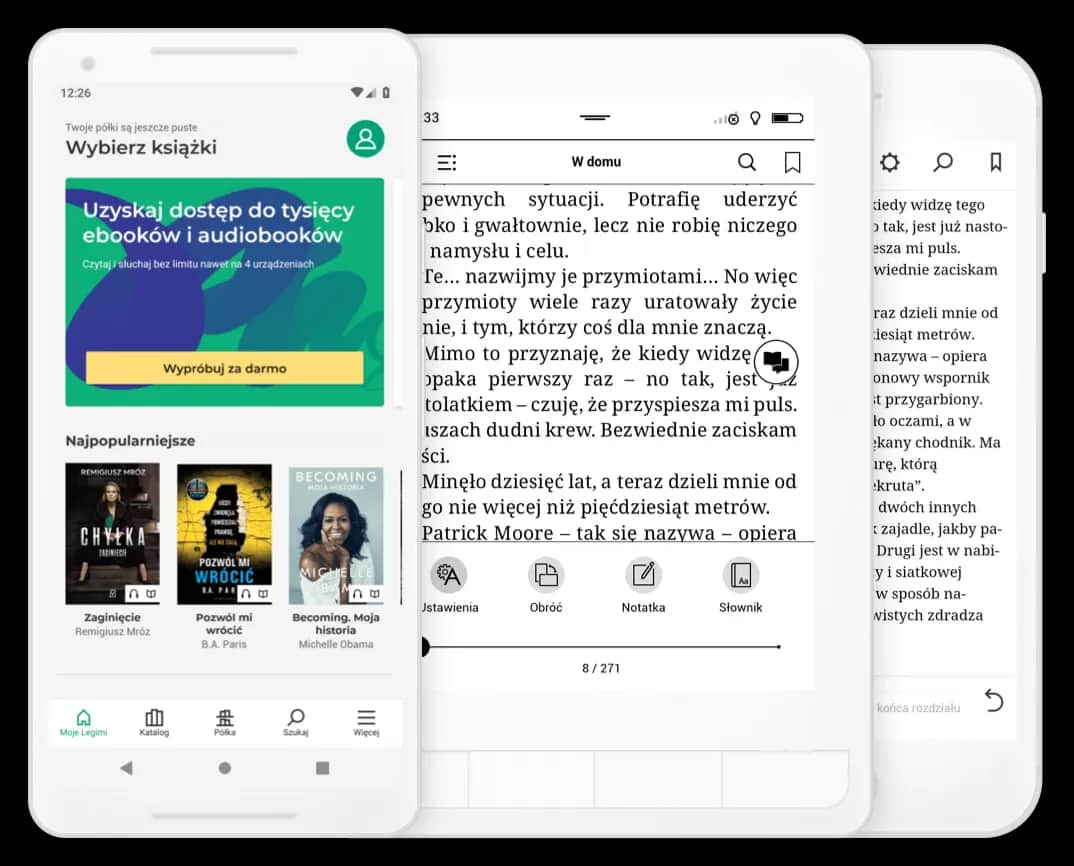 Legimi w Play - jak ściągnąć i czytać ebooki na Androida?