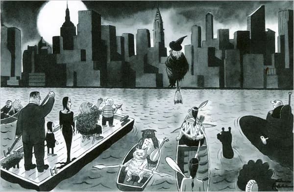 Historia komiksów o rodzinie Addamsów - nieznane fakty z The New Yorkera