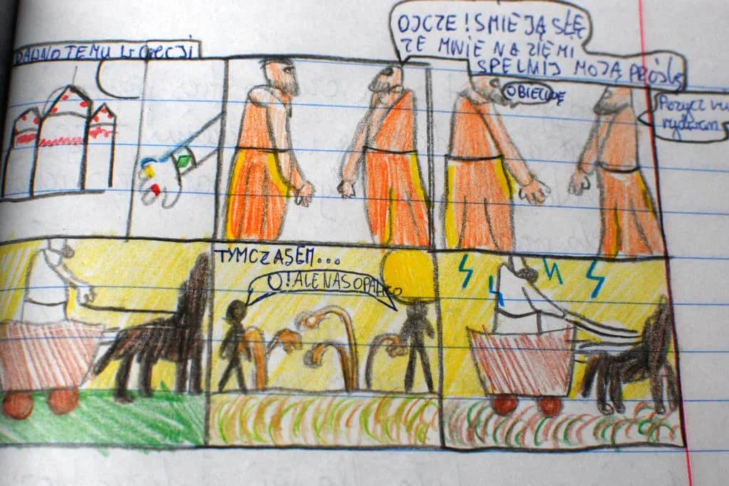 Jak zrobić komiks o Heliosie i Faetonie - inspirujący poradnik dla uczniów