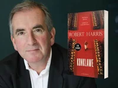 Tajemnicza książka Autor widmo: fascynujący thriller polityczny Harrisa