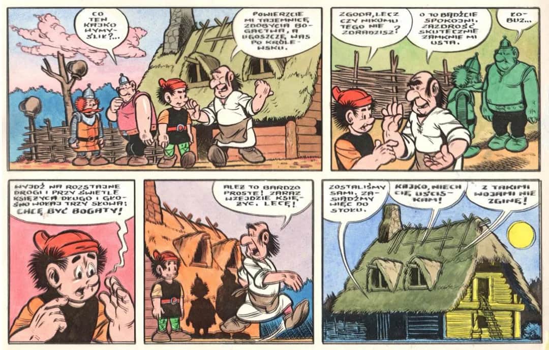 Kajko i Kokosz w komiksie - historia polskiego rysunku: przygody z kultowymi bohaterami
