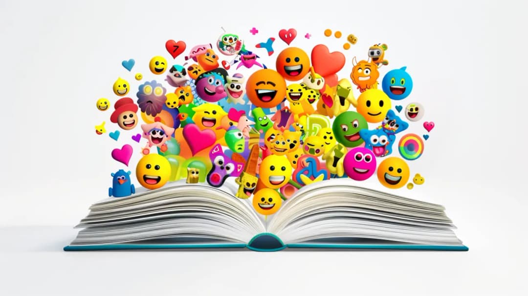 Książka Emoji - obrazki, które mówią więcej niż słowa: jakie emocje wyrażają?